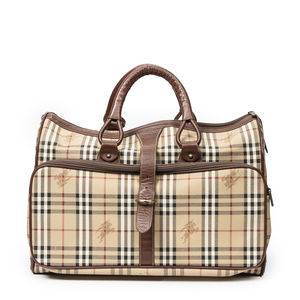 Burberry Vintage Burberrys Large Boston Bag